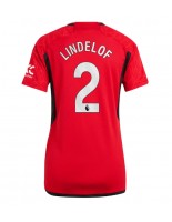 Manchester United Victor Lindelof #2 Domácí Dres pro Dámské 2023-24 Krátký Rukáv